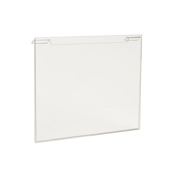 11" x 7" Acrylic Horizontal for Slatwall – Gridwall