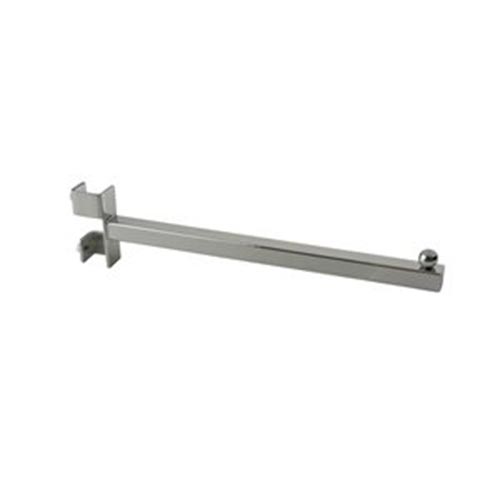 12" Twist-On Straight Arm for Square Tubing Rack