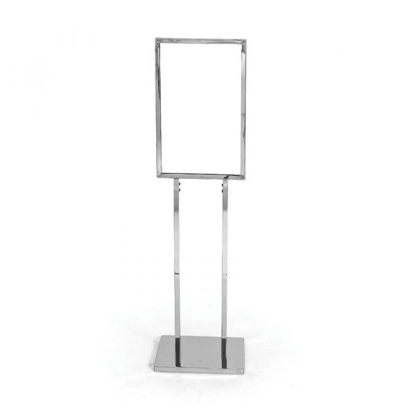 SD2202 / 22"X14" SIGN STAND, EX HVY BASE 54" H