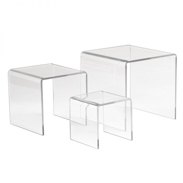 Set of 3 Acrylic Rise: Small