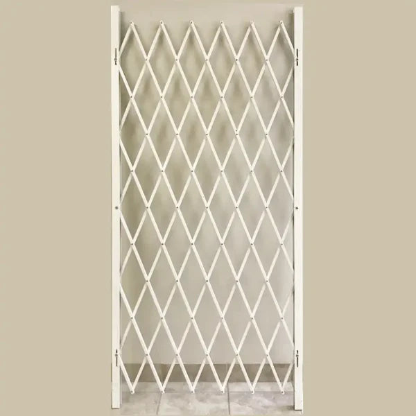 58"H Folding Security Gate / White & Various Lengths
