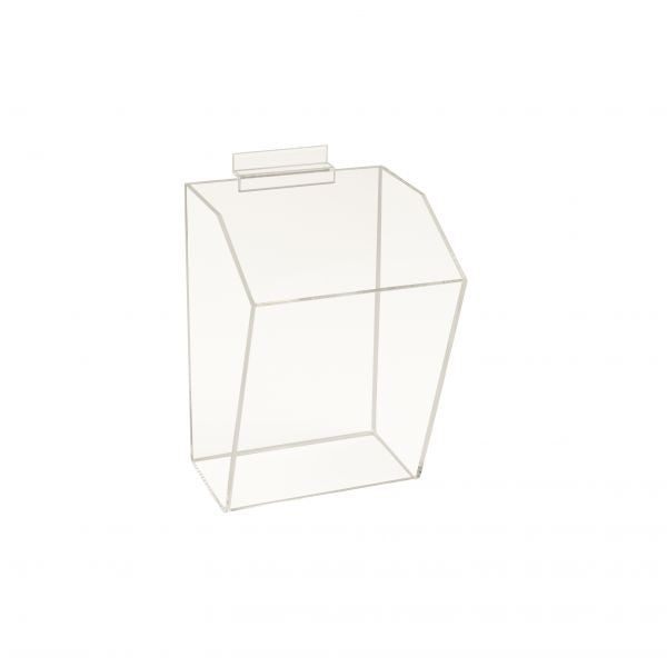 6"W x 9"H Modular Dump Bin – Clear