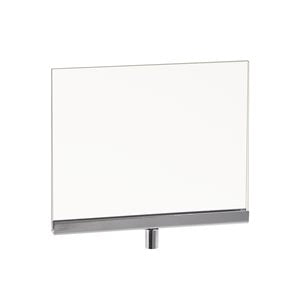 PJ57 /  Acrylic Sign Holder w/ 3/8" Fitting 7"W x 5-1/2"H