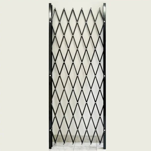 98"H Folding Security Gate / Black  & Multiple Lengths