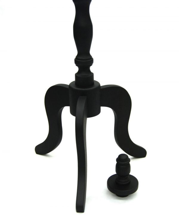 SDBS-ATQ-BK /  Antique Style Tripod Wood Base.