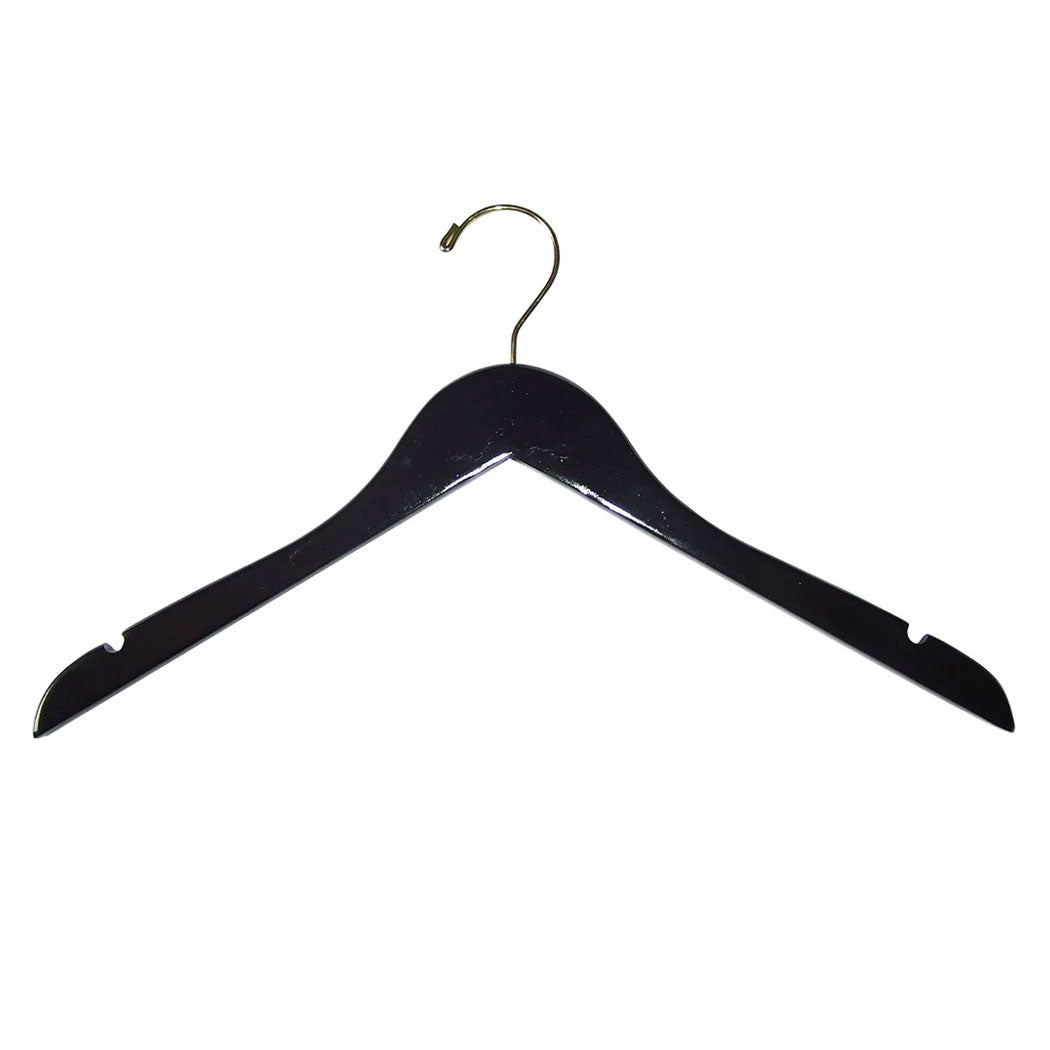 17" Flat Wooden Coat/Dress Hanger