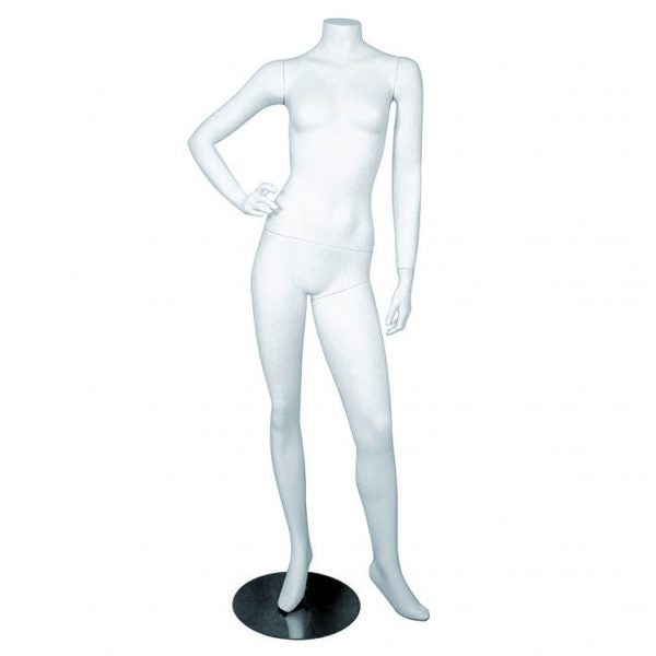 SDErica 3 /  Headless Matte White Mannequin
