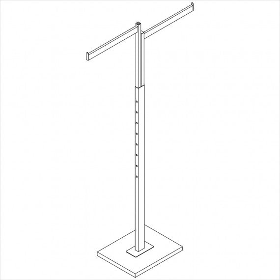 SDR23 / 2Way w/ Straight Arms & Rectangular Tubing