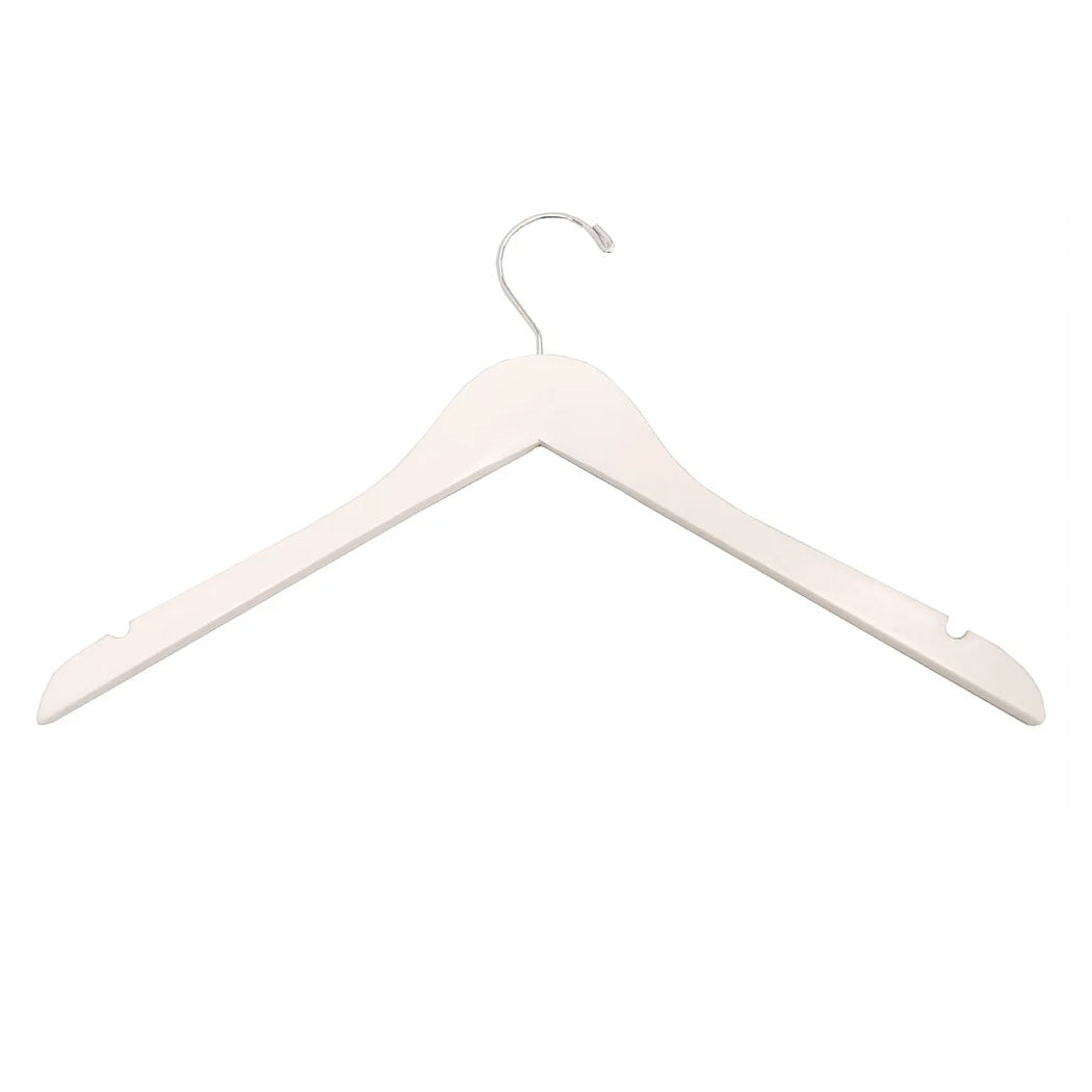17" Flat Wooden Coat/Dress Hanger