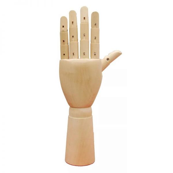 Wooden Style Female Hand Display