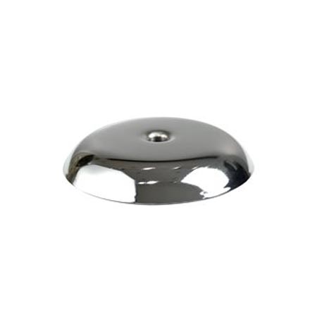 6" Round Chrome Base with 5/8" threading