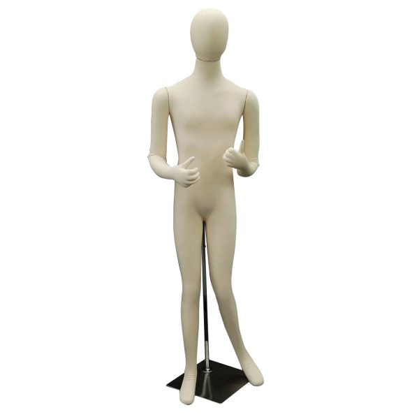 SDJF-M01SOFTX /  Male full body white jersey covered Body Form.