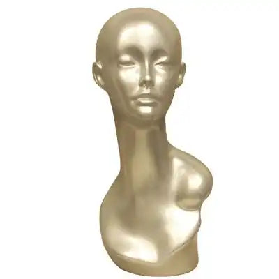 SDMD-TINAS /  Silver Female Mannequin Head