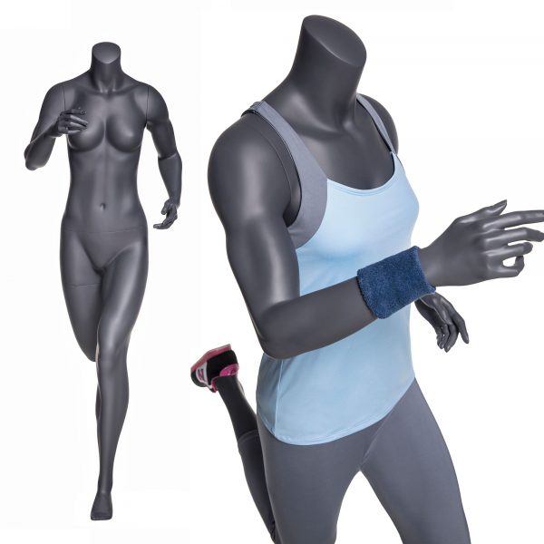SDMZ-NI-11/ Headless Athletic Style Mannequin (Running)