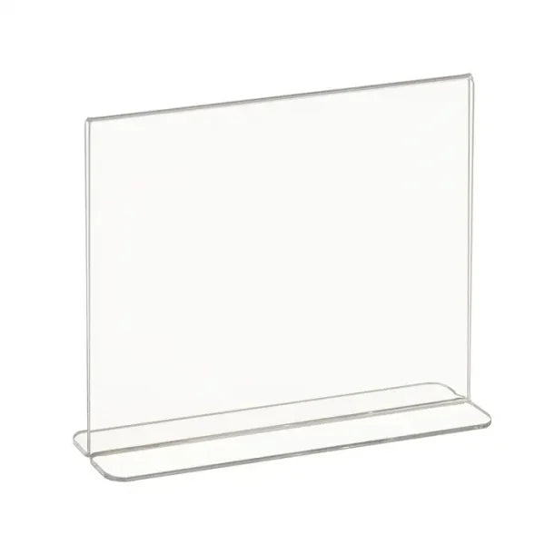 Acrylic Bottom Load Sign Holders for Counter Top