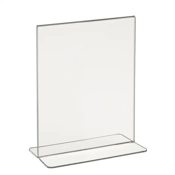 Acrylic Bottom Load Sign Holders for Counter Top