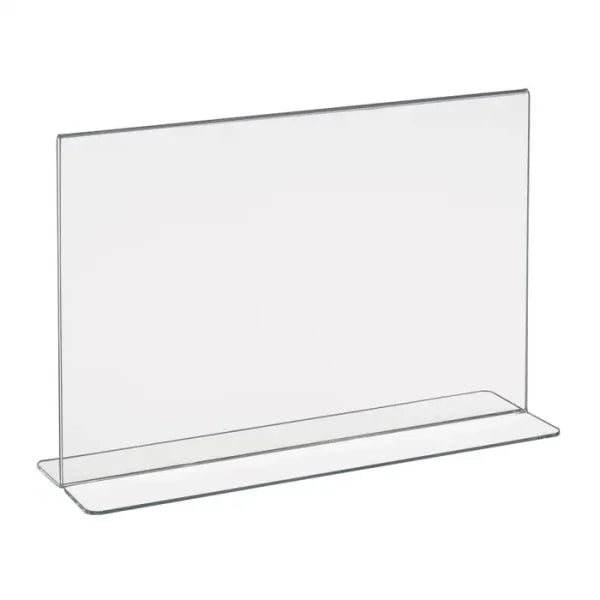 Acrylic Bottom Load Sign Holders for Counter Top