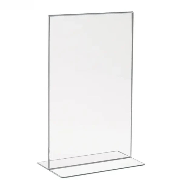 Acrylic Bottom Load Sign Holders for Counter Top