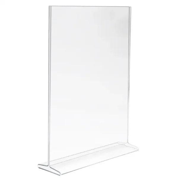 Acrylic Top Load Sign Holder For Counter Tops