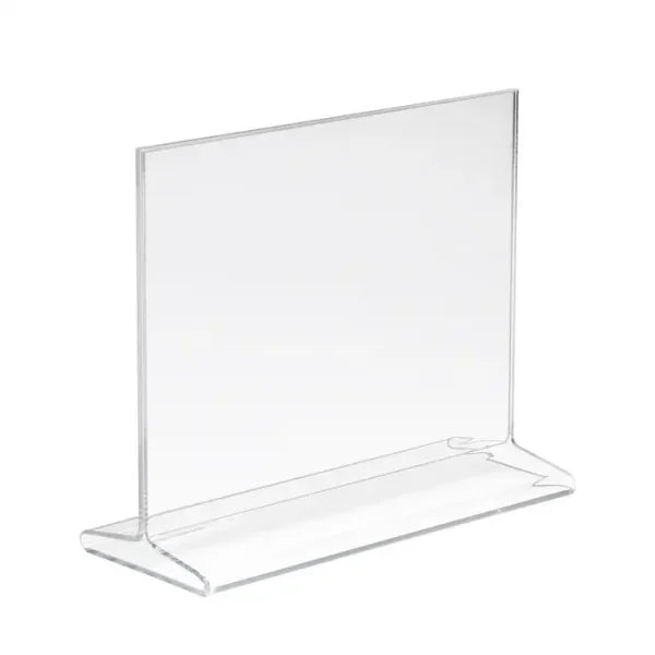 Acrylic Top Load Sign Holder For Counter Tops