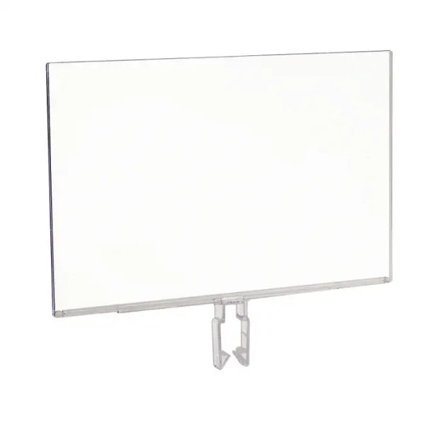 POLYCARBONATE SIGN HOLDER WITH CLAMP