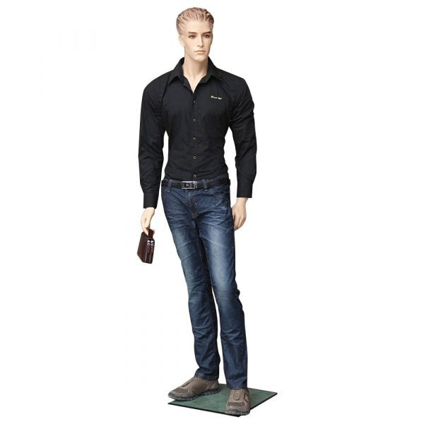 SDMZ-WEN3 /  Realistic Male Mannequin w/Molded Hair