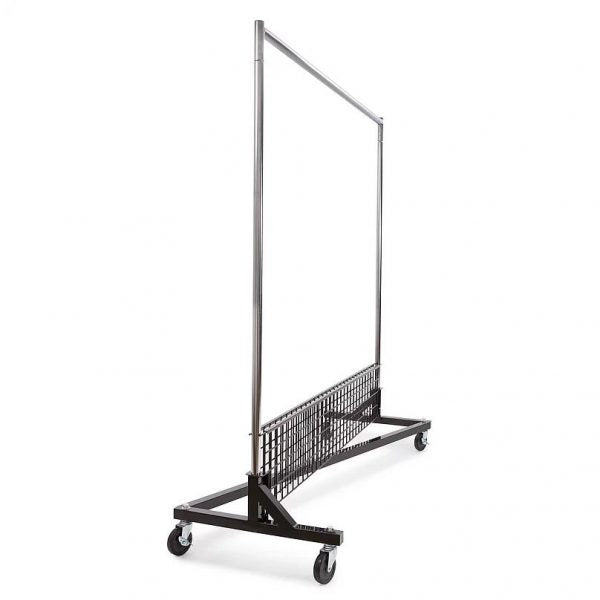 2-Piece Folding Bottom Shelf for Z-Rack/ Black