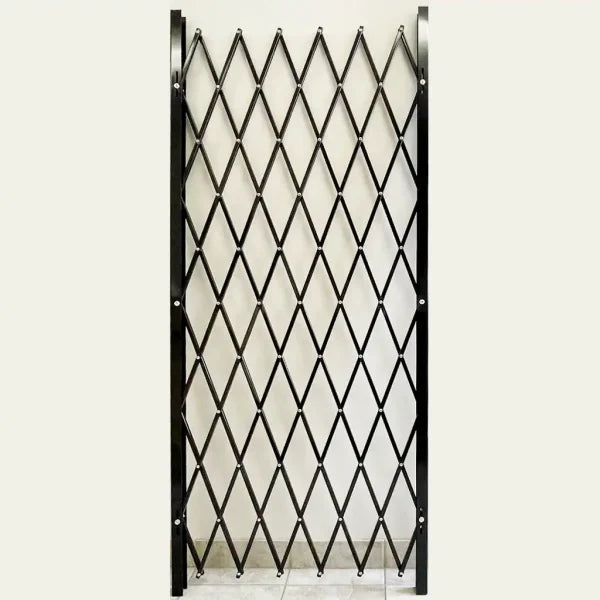 66"H Folding Security Gate / Black & Multiple Lengths