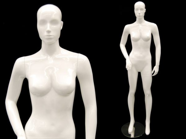 SDMC-ANNA01 / Glossy White Female Mannequin