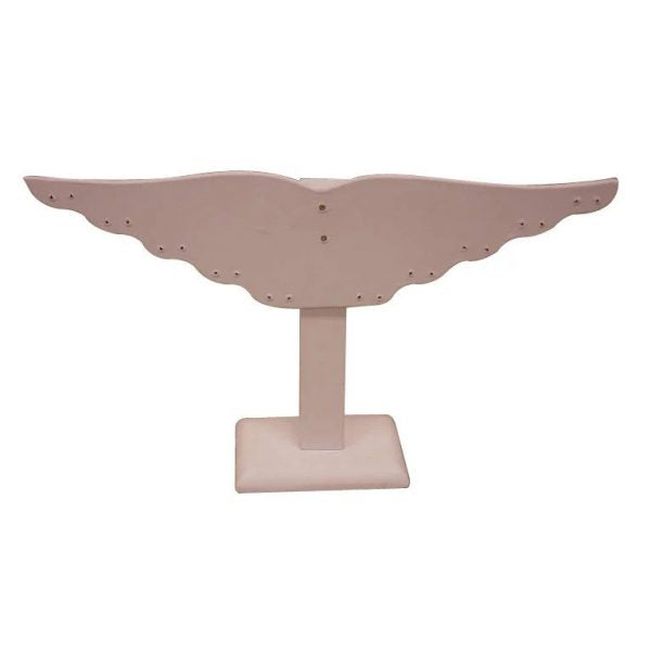Earring Display – White Faux Leather