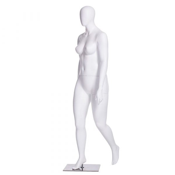 SDMZ-F3D01W / Female Egghead Plus Size Mannequin