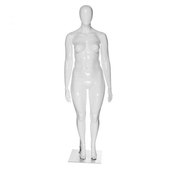 SDJanet/3 – Plus Size Female Mannequin/ Stand at Attention Pose