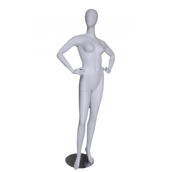 SDJessica/4 – Female White Egghead Mannequin