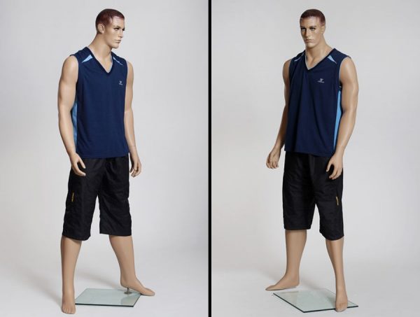 SDMZ-MATT Realistic Molded Hair Male Mannequin