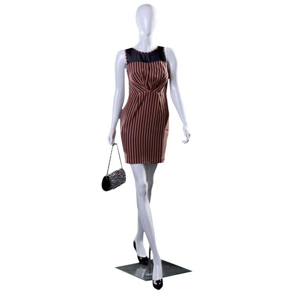 SDMZ-LISA11EG/Glossy White Egghead Mannequin