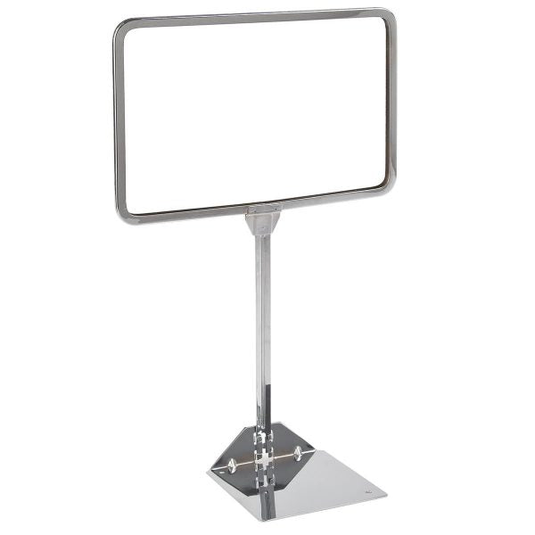 SDWTEMC711 – 11"W x 7"H Sign Holder w/ Shovel Base
