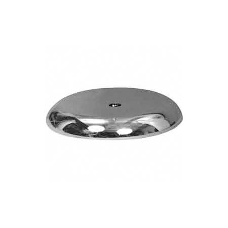 5" Round Chrome Base with 3/8" threading