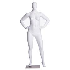 SDMZ-F3D02W / Female Egghead Plus Size  Mannequin