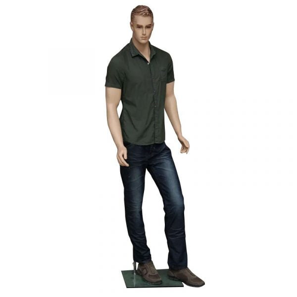 SDMZ-WEN2 / Realistic Male Mannequin w/ Molded Hair