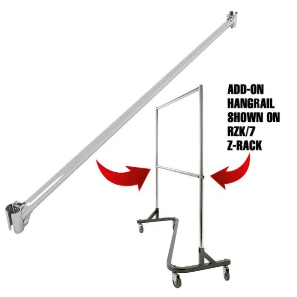 SDMF-RZH60 / Add-On Hang Bar for RZK7 & RZK8 Rolling Rack