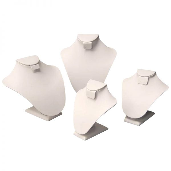 4 Neck Forms Set – White